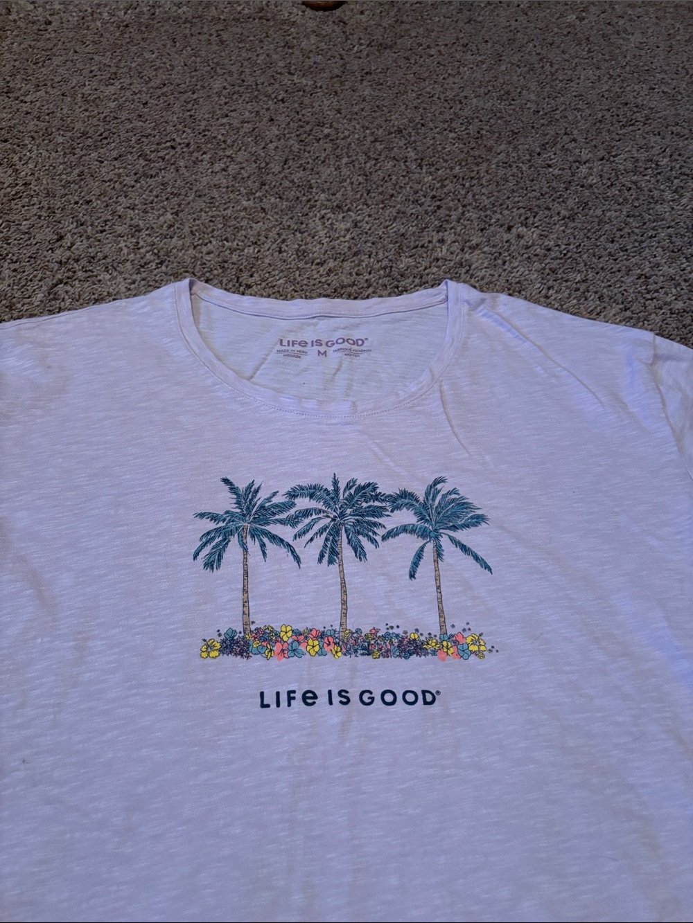 Life is Good Tee T-Shirt Lot M L - Picture 3 of 5